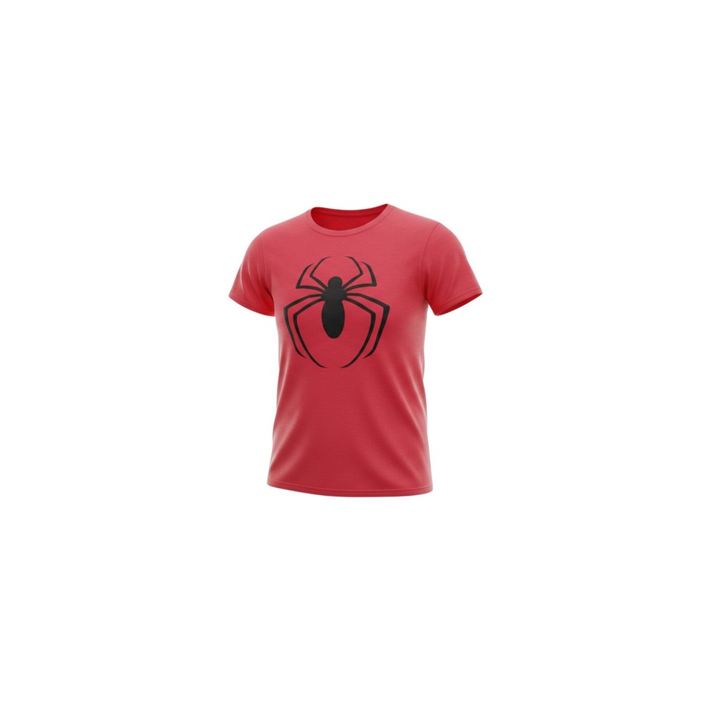 Marvel T-Shirt Mens Medium Red Spider-Man Graphic Logo Short Sleeve Tee